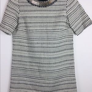 Zara beaded collar dress sz M